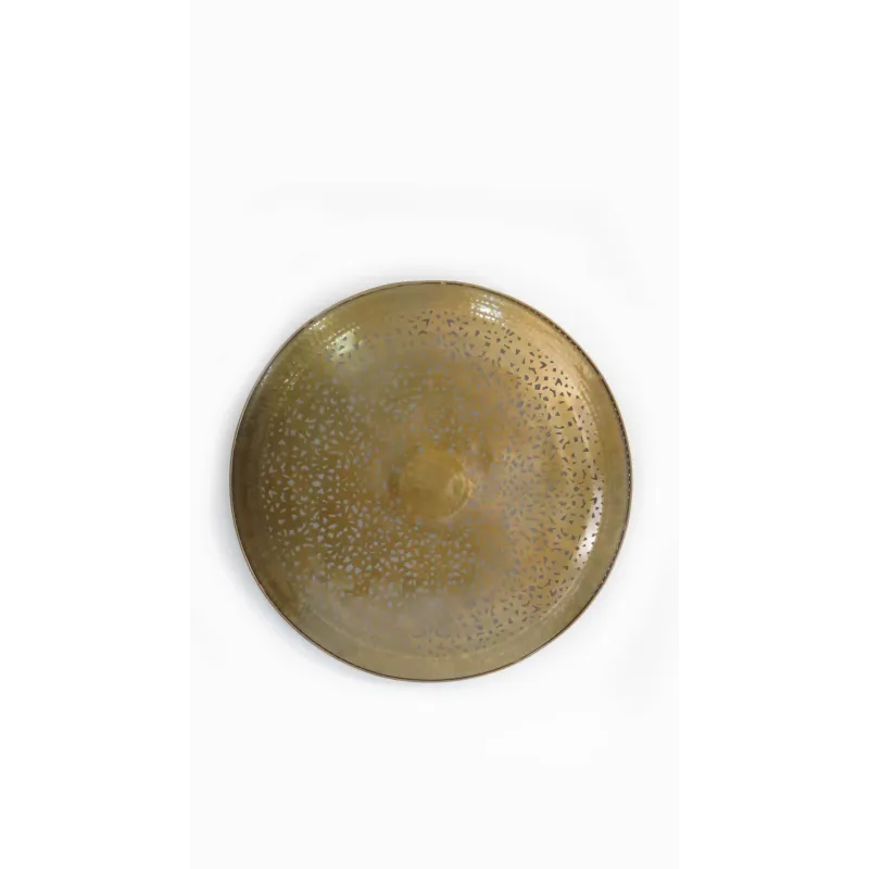 Mandala placa bronce redn tallada 80dmtro