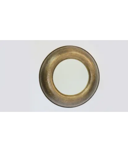 Espejo metal redondo cobre exalibur 80 dmtr