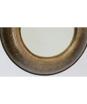 Espejo metal redondo cobre exalibur 80 dmtr