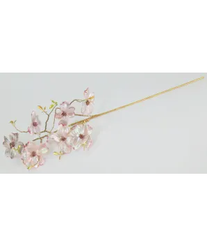 Vara flores plata rosa dogwood 95cmts