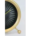 Reloj de mesa en metal piloto dorado 18cm