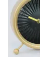 Reloj de mesa en metal piloto dorado 18cm