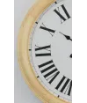 Reloj gde redondo en madera exclusive station 80dmtro