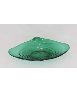 Centro cristal verde manta océano 45x30cm