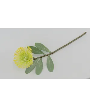Vara flor agapantos narcissos fina amarilla latex 60cm largo