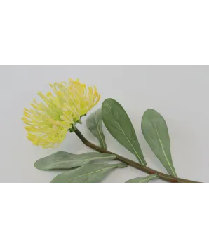 Vara flor agapantos narcissos fina amarilla latex 60cm largo