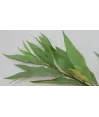 Vara  hojas cuerno verde látex  85cm largo