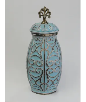 Ánfora en cerámica diseño árabe grande 40x19