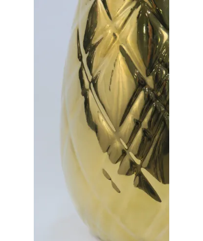 Jarron pequeño en cerámica gold fashion 19x13