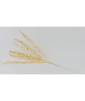 vara dorada de látex mini helechos  90 centímetros de largo