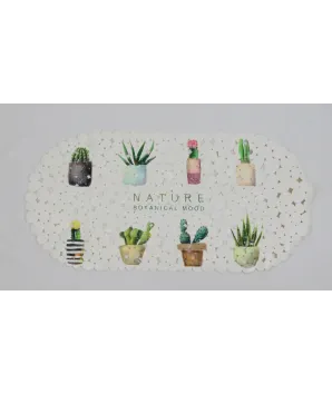 tapete antideslizante cactus  69*35cm