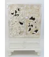 Cajonera nórdica White  estilo mándala 106x68x38 cm