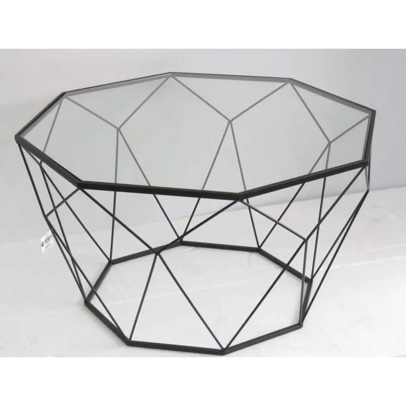 Mesa grande octagonal de lujo 43x74 cm