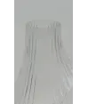 jarrón gde elegante vertical transparente 35x22 cm