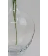jarron transparente gde cristal en forma de gota 29x18cm