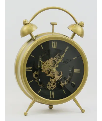 Reloj de mesa metálico fino world 36*24cm