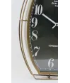 Reloj de pared dorado con doble marco  65*32cm