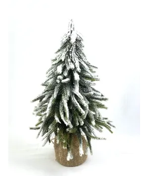 árbol invierno mini  nevado 36cm