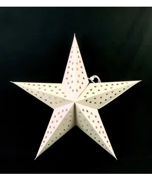 estrella blanca visos grande 60cm