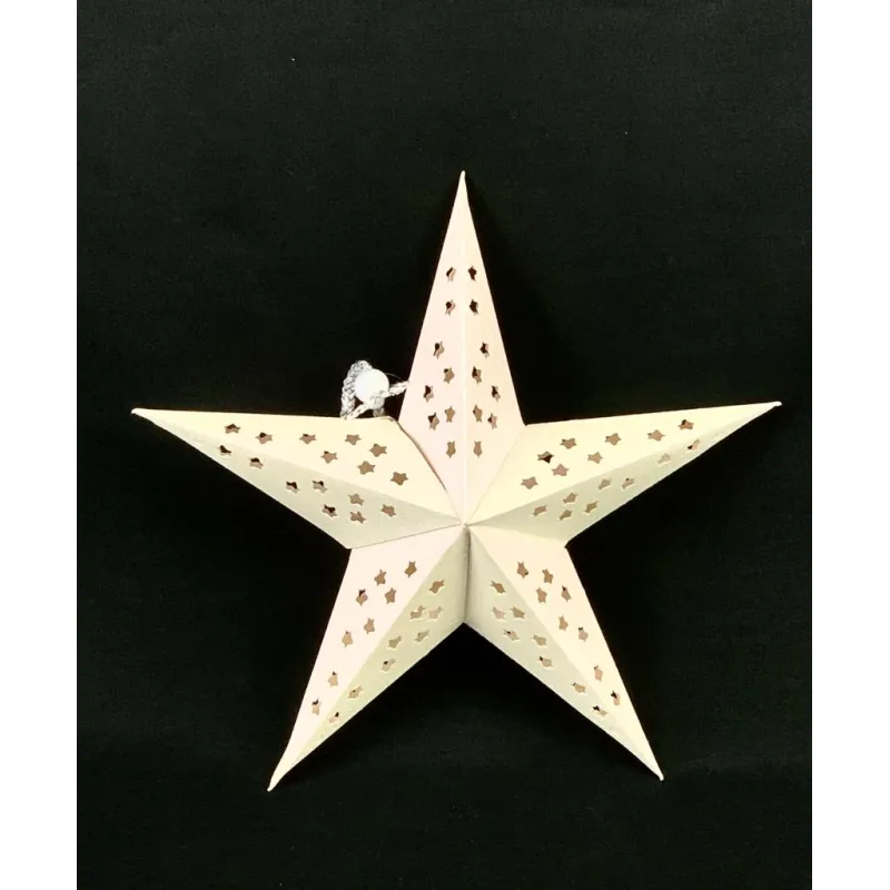 estrella blanca pequeña  28cm