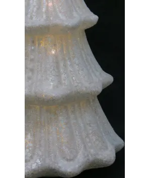 arbol cristal blanco 38x13cm