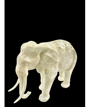 Elefante poli blanco 26x31 cm