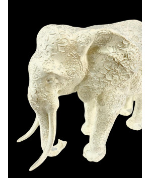 Elefante poli blanco 26x31 cm