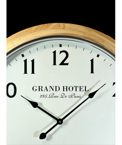reloj grande en madera estilo el gran hotel 80 dm