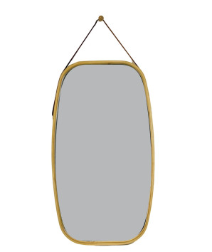 espejo ovalo madera ingles mediano 62x36cm