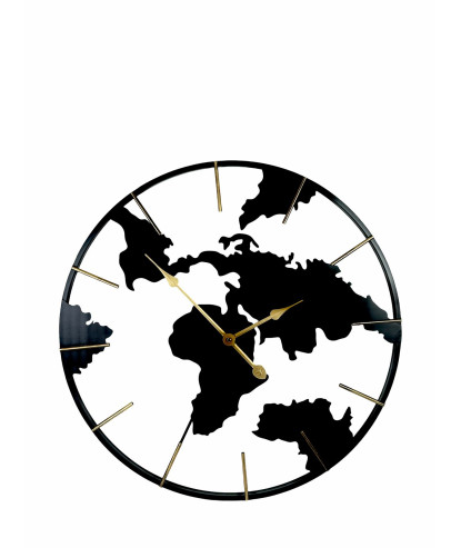 Reloj metal europa black 60 diamtero