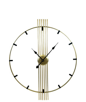 reloj metal dorado moderno 60dm