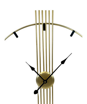reloj metal dorado moderno 60dm
