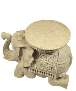 elefante india polyrecina  grande bohemio 30x42 cm