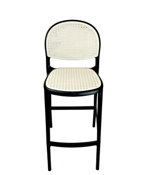 silla barra nordica boho black 108 cm