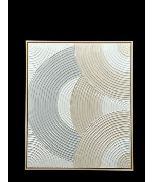 cuadro madera espirales 50x60 cm